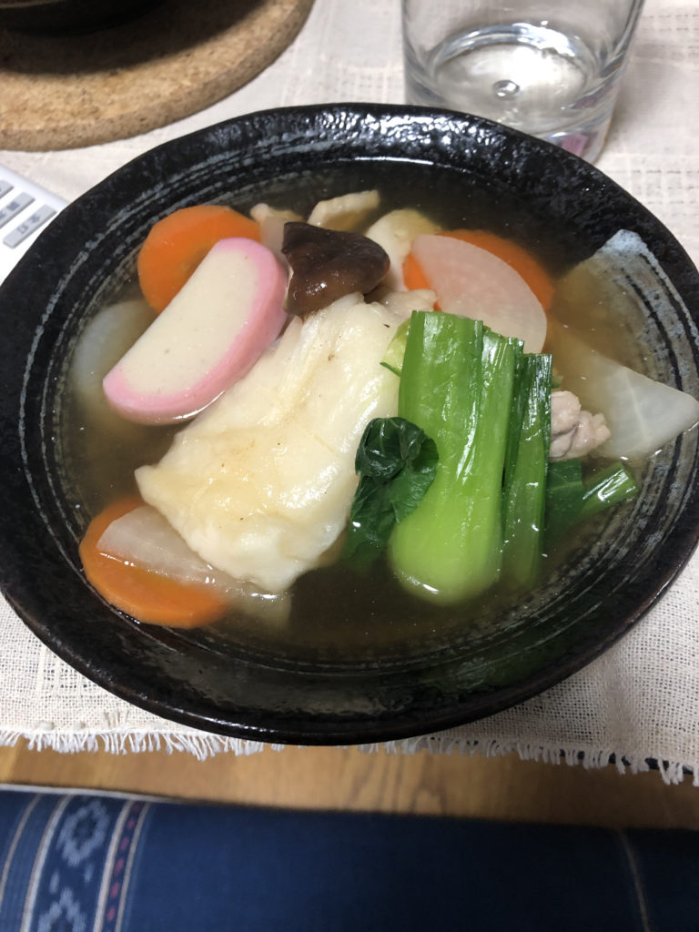 彼氏作お雑煮