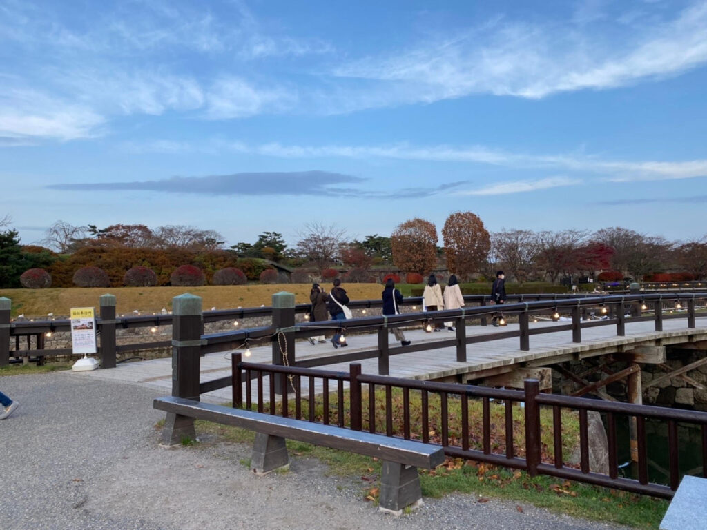 五稜郭内の橋